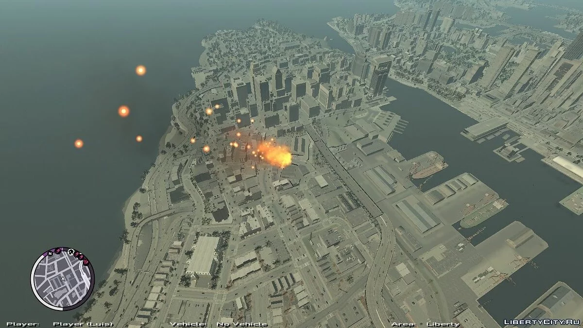 Fly Around Liberty / GTA 4