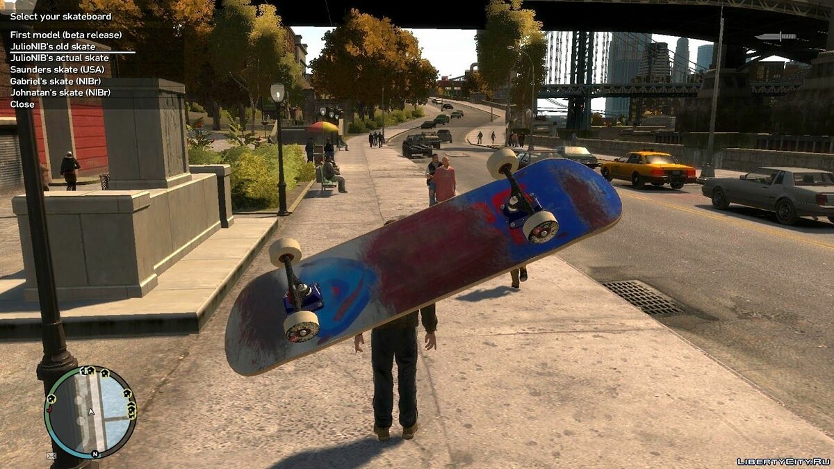 Скачать SkateIV mod Beta v2 для GTA 4