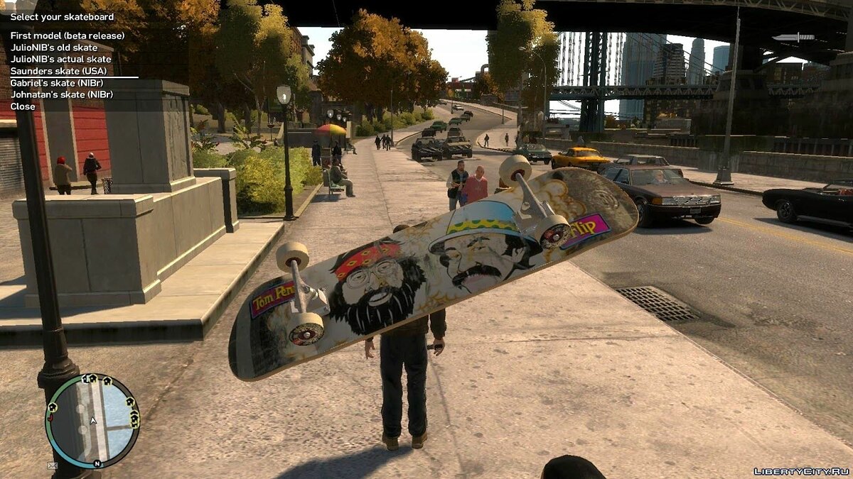 Скачать SkateIV mod Beta v2 для GTA 4