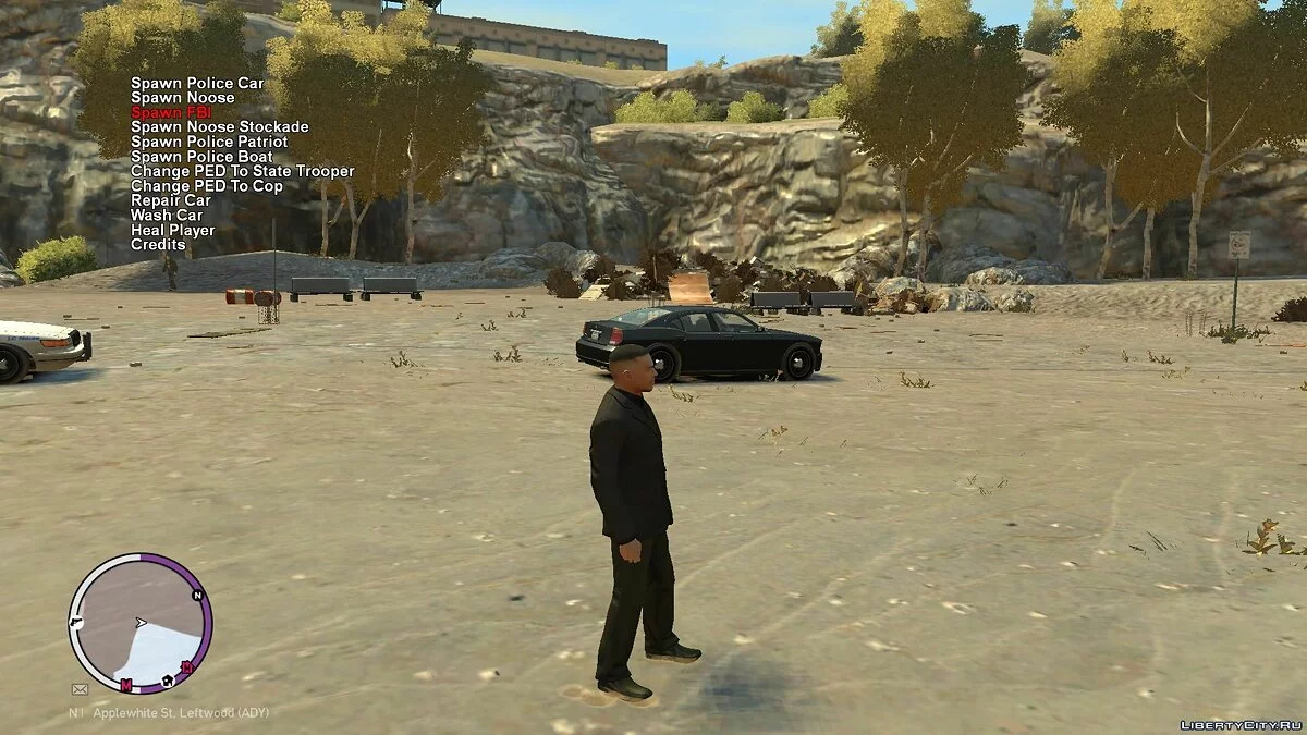 PoliceMenu 3.0.1 - Полицейское спавн-меню / GTA 4
