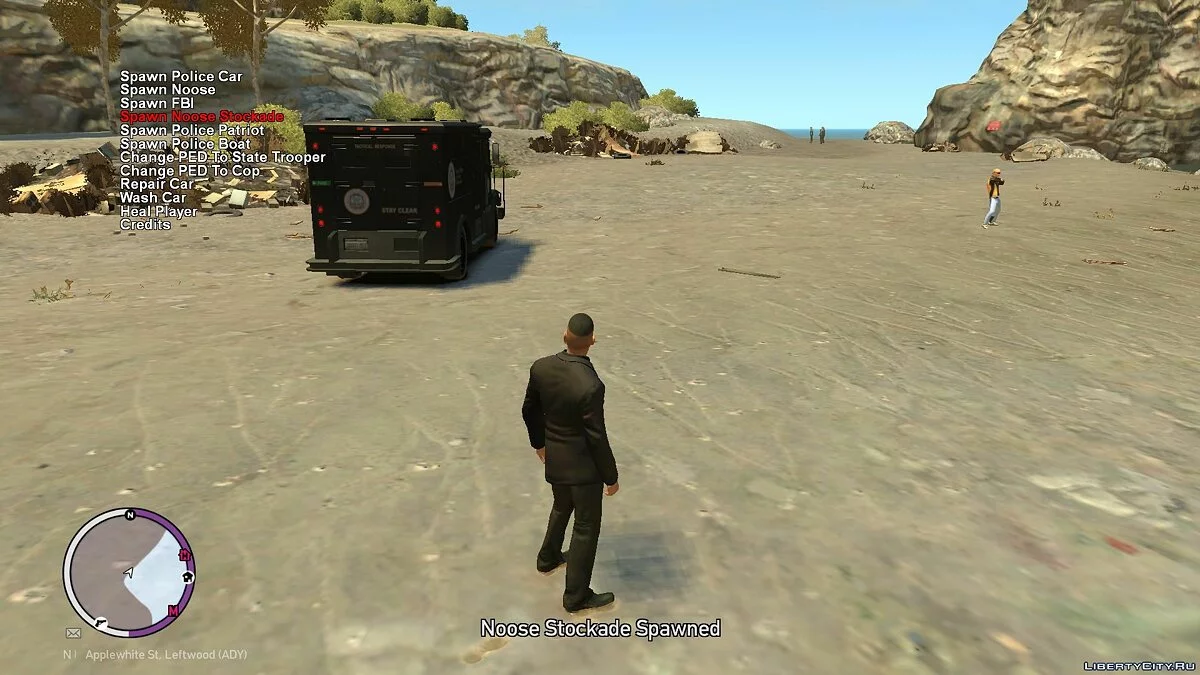 PoliceMenu 3.0.1 - Полицейское спавн-меню / GTA 4