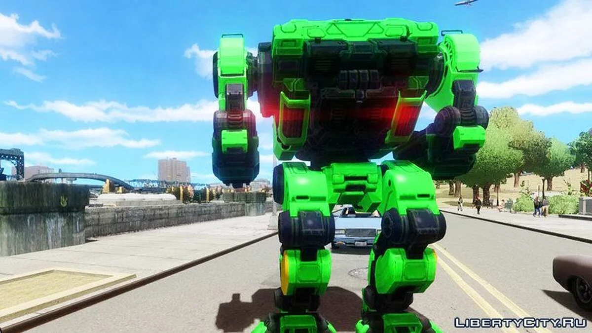 Модель Direwolf  из MechWarrior Online  / GTA 4