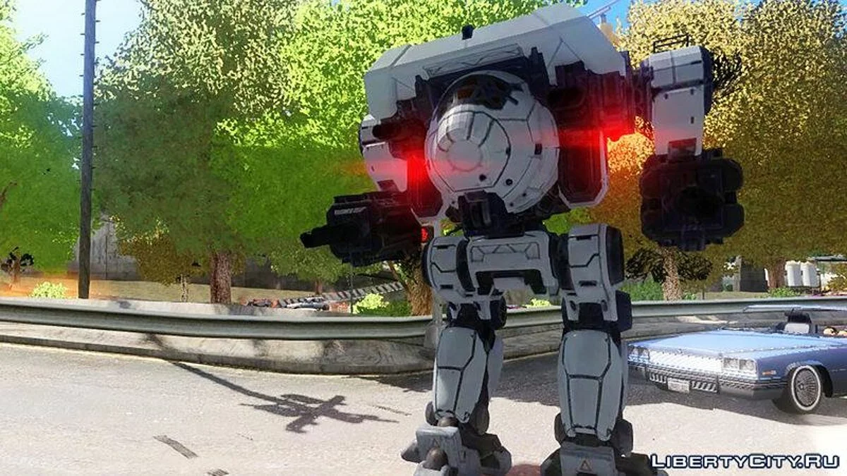 Модель Direwolf  из MechWarrior Online  / GTA 4