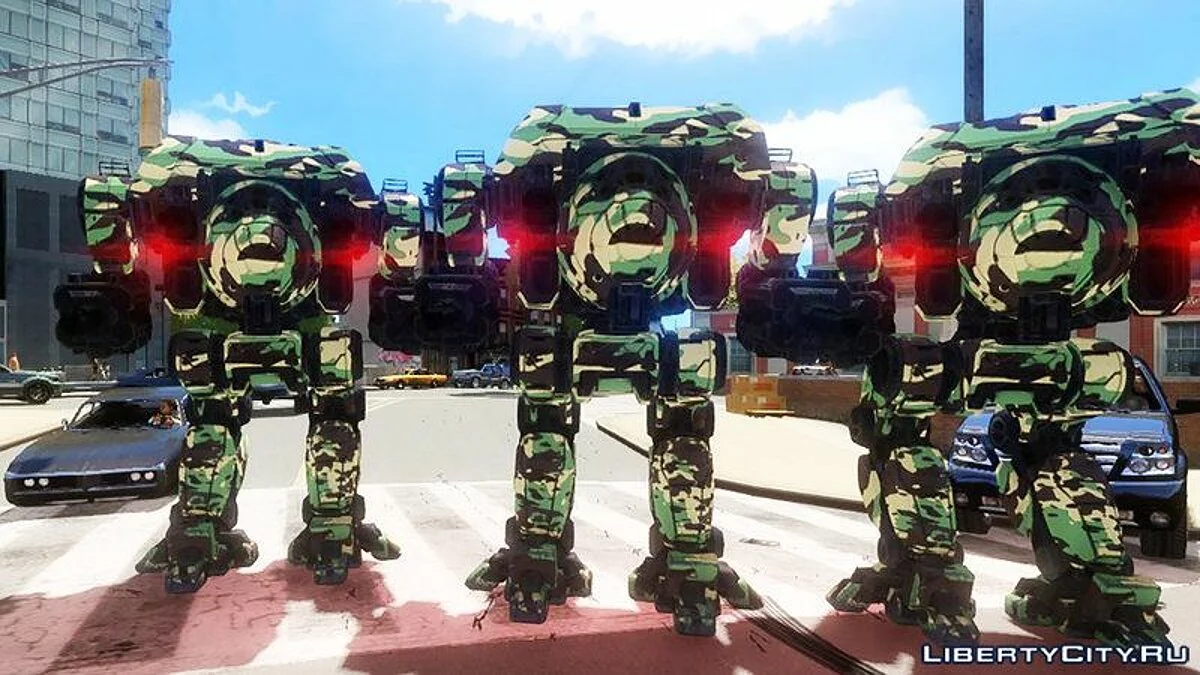 Модель Direwolf  из MechWarrior Online  / GTA 4