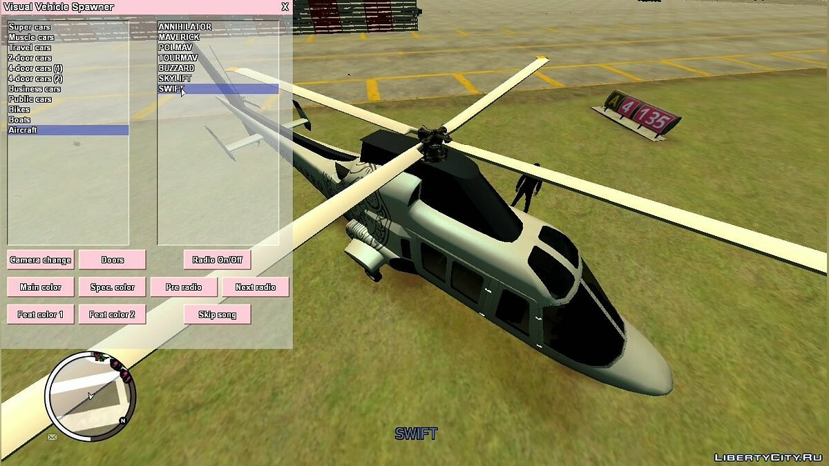 Visual Vehicle Spawner для GTA 4 - Картинка #4
