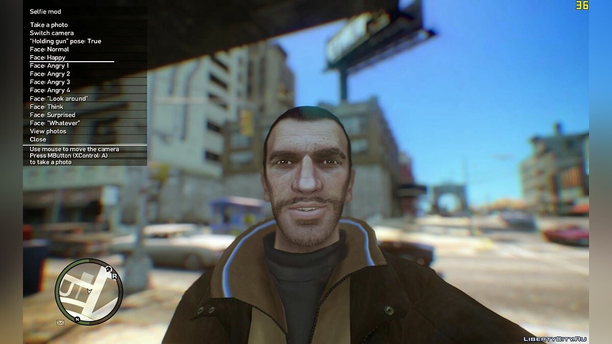 GTA IV Selfie mod для GTA 4 - Картинка #1