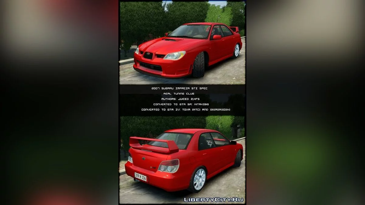 Subaru WRX STI Spec C Type RA-R / GTA 4