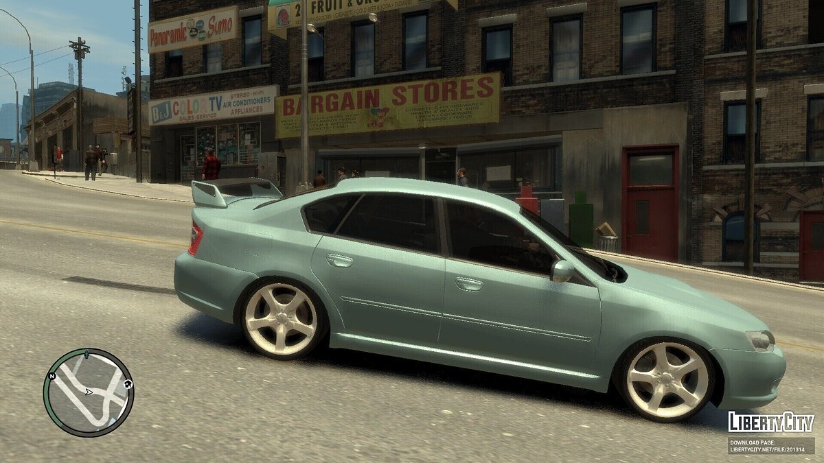 Скачать Subaru Legacy B4 gt`05 для GTA 4