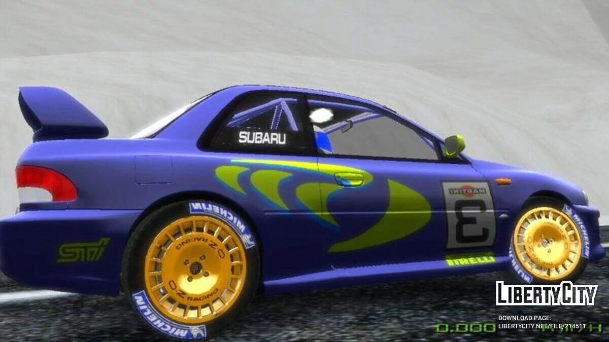 1998 Subaru Impreza WRC Rally [Revised] / GTA 4