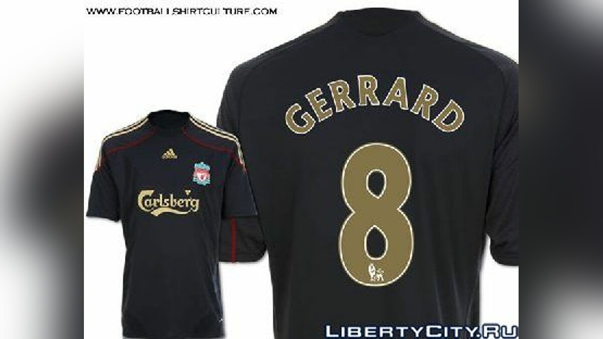 Gerrard Liverpool Shirt для GTA 4 - Картинка #1