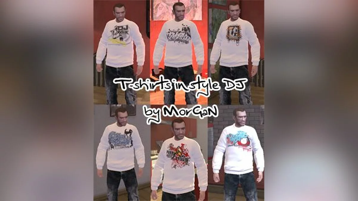 T-shirts in style DJ / GTA 4