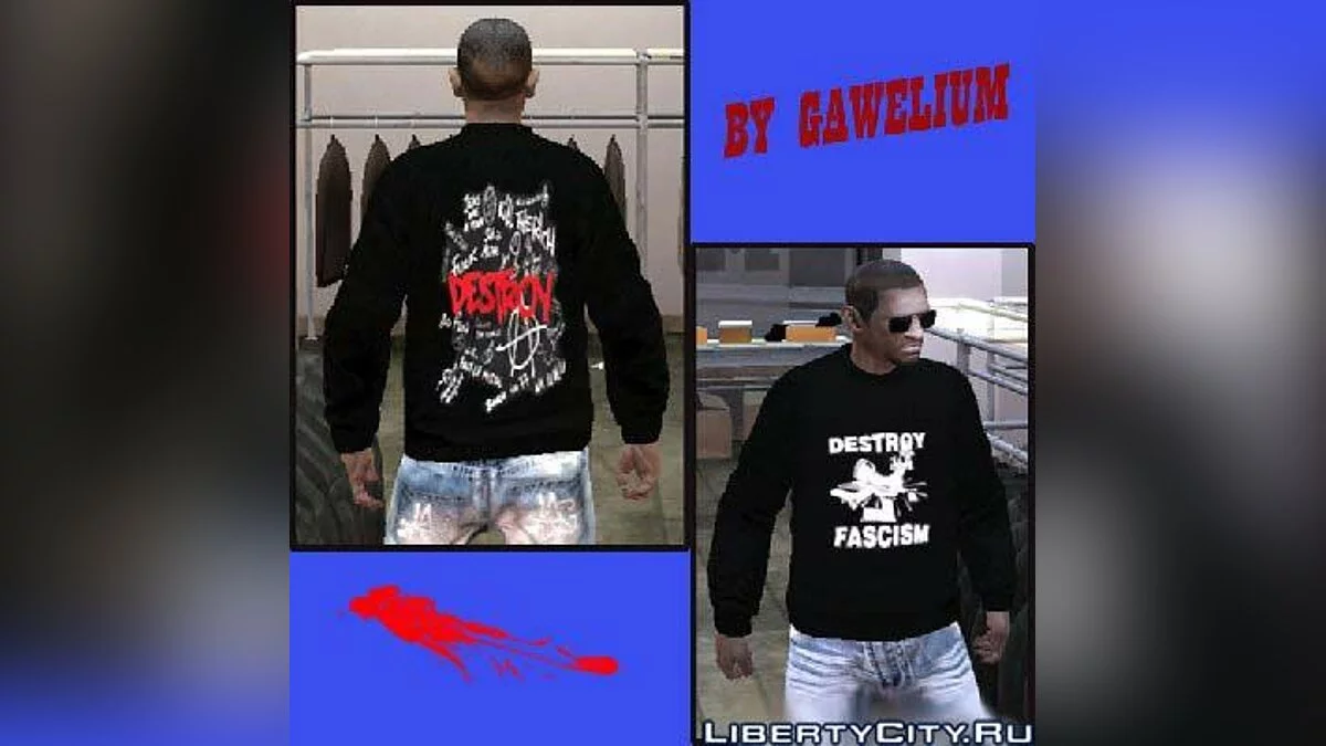 Destroy Fascism shirt / GTA 4