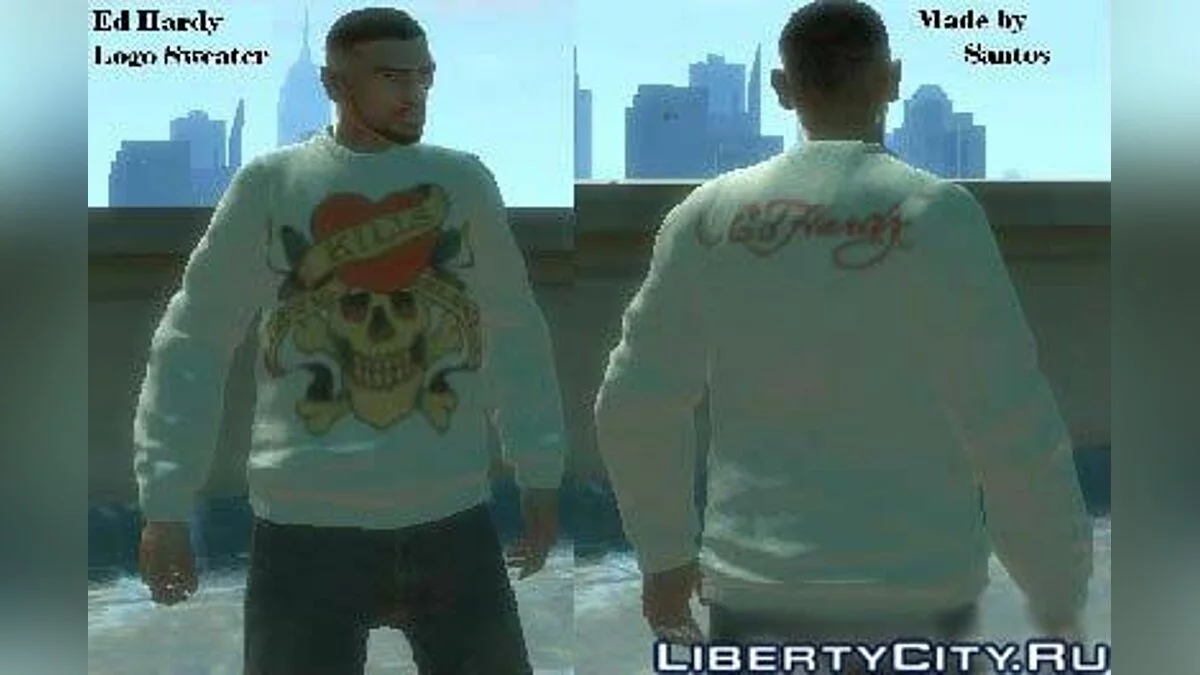 Ed Hardy Logo Sweater / GTA 4
