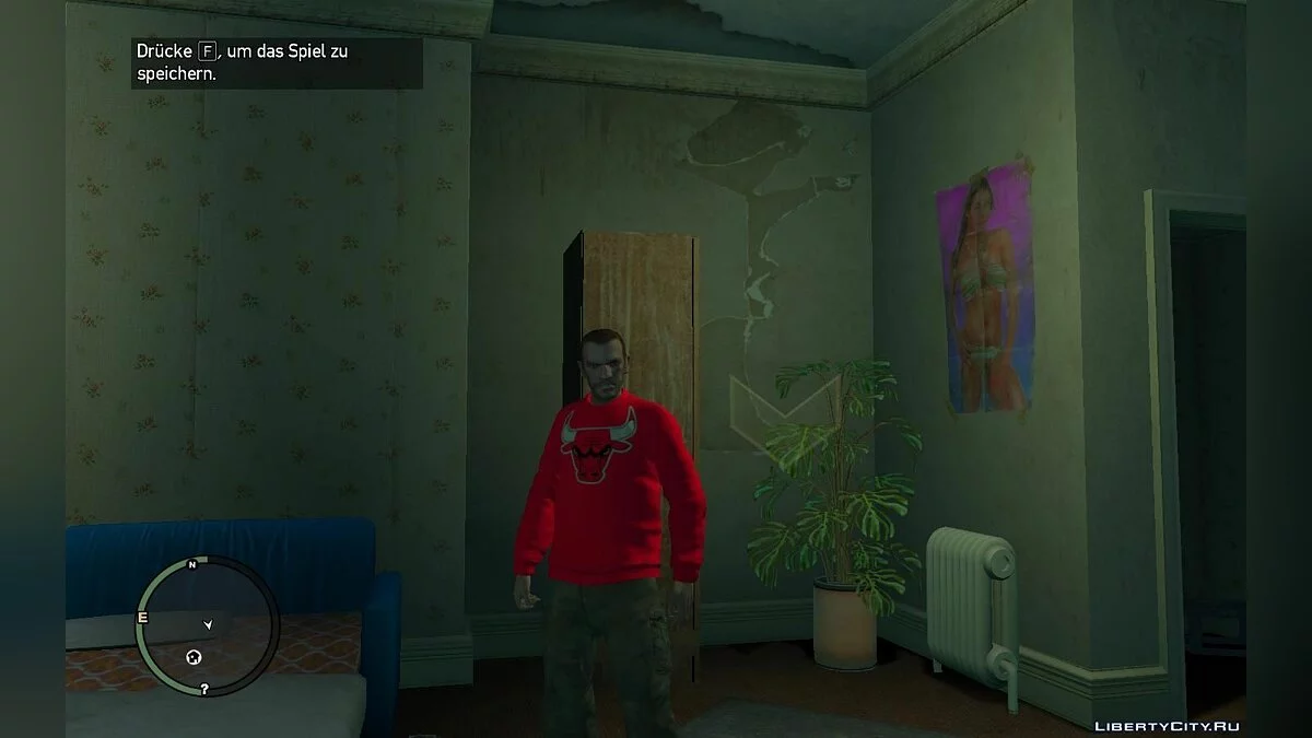 Chicago Bulls T-Shirt for Niko / GTA 4