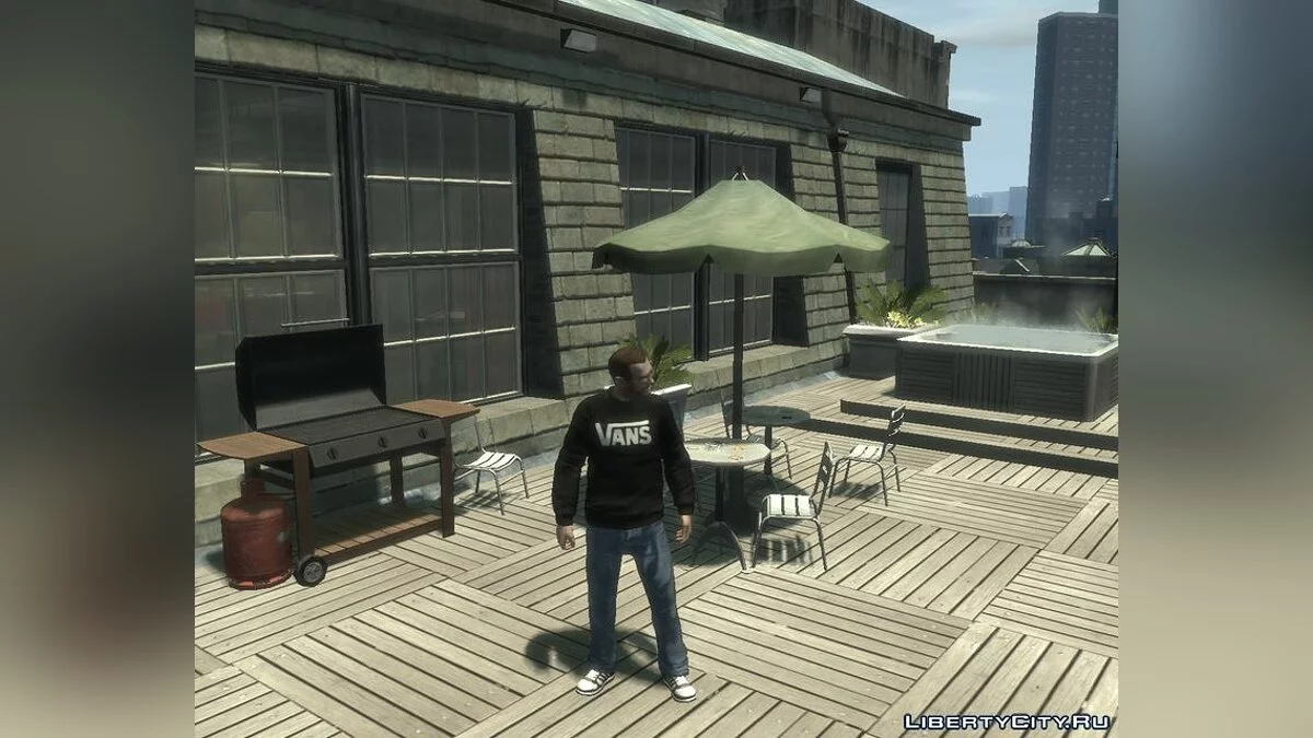 VANS Original Sweater Black & Grey / GTA 4