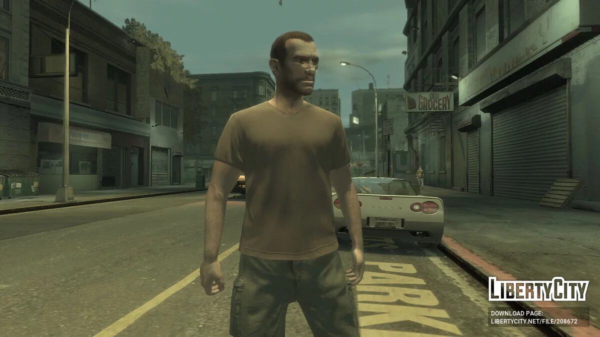 V-Образная Футболка для Нико Беллика / GTA 4