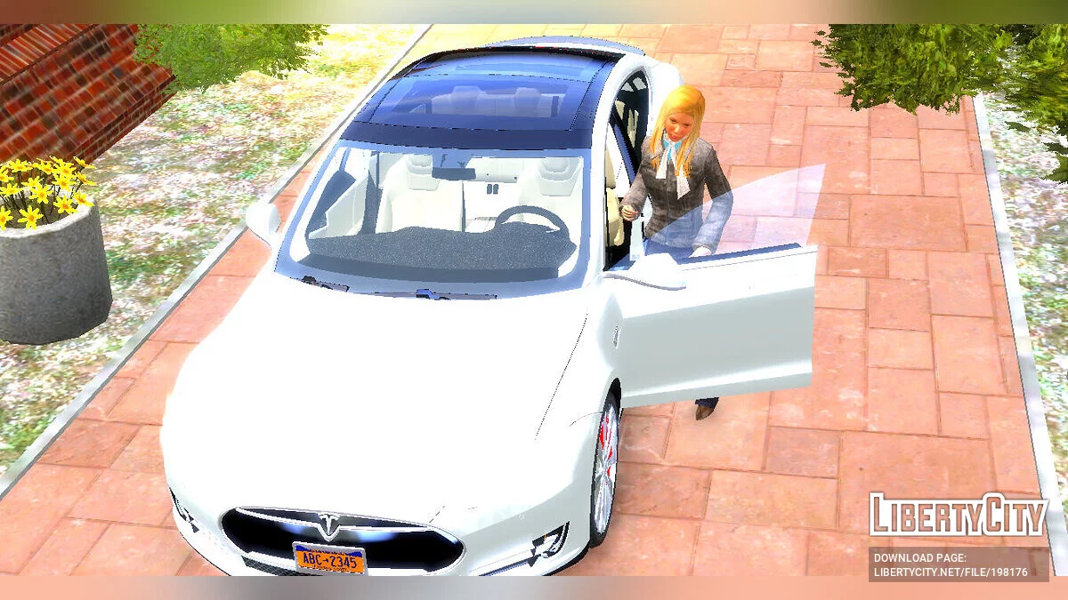 2016 Tesla Model S P90D v1.1 / GTA 4