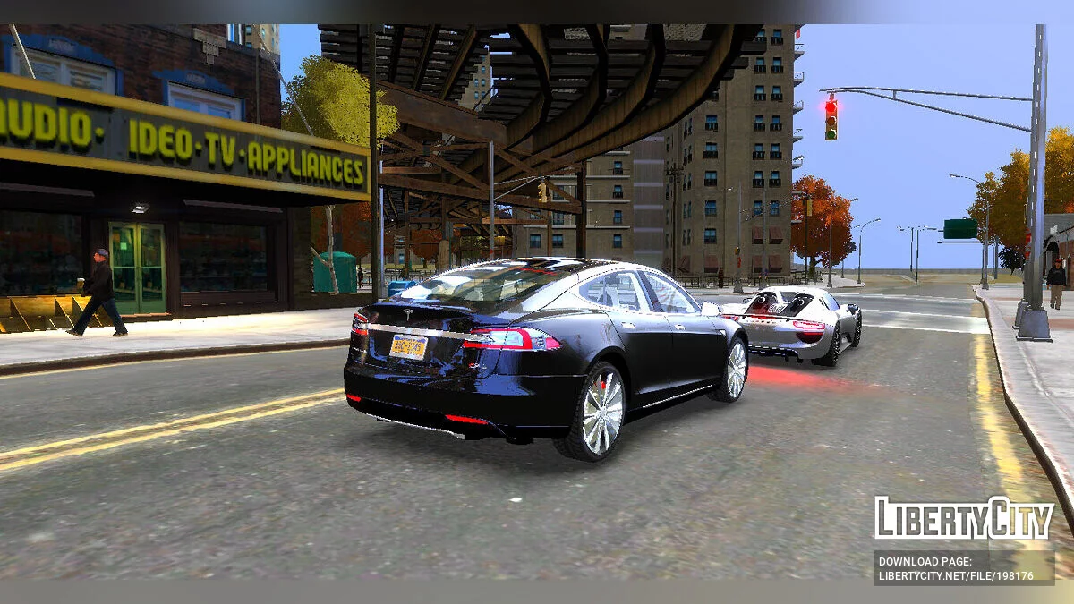 2016 Tesla Model S P90D v1.1 / GTA 4