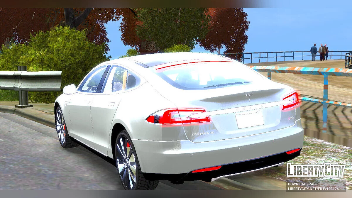 2016 Tesla Model S P90D v1.1 / GTA 4