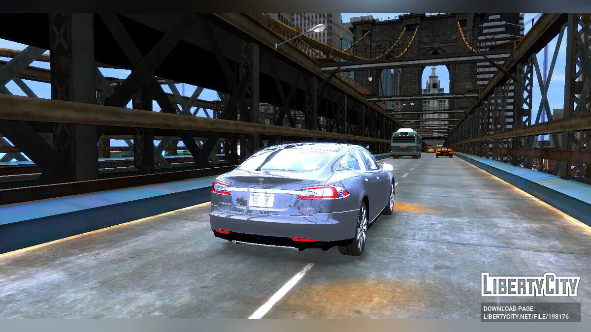 2016 Tesla Model S P90D v1.1 / GTA 4