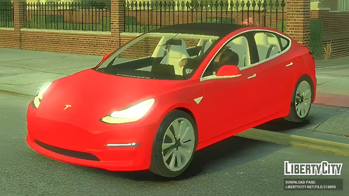 2018 Tesla Model 3 High Quality V1 / GTA 4