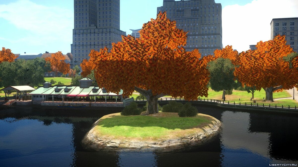 Autumn Trees by Compotik для GTA 4 - Картинка #9