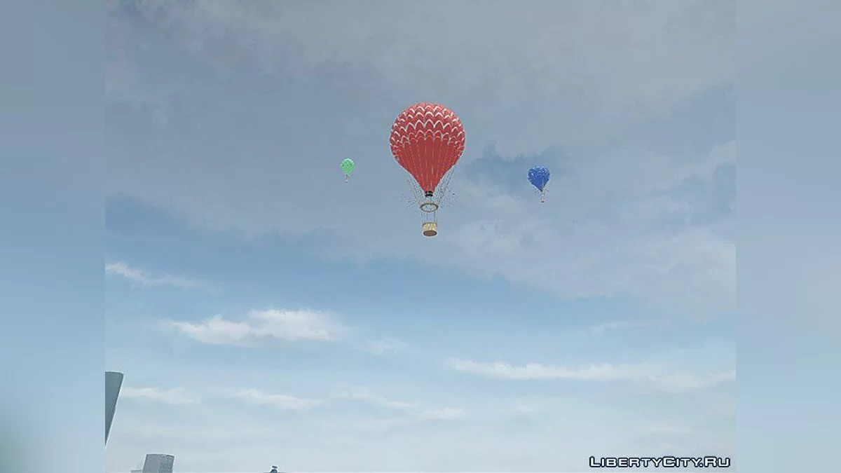 Воздушные шары в небе / GTA 4