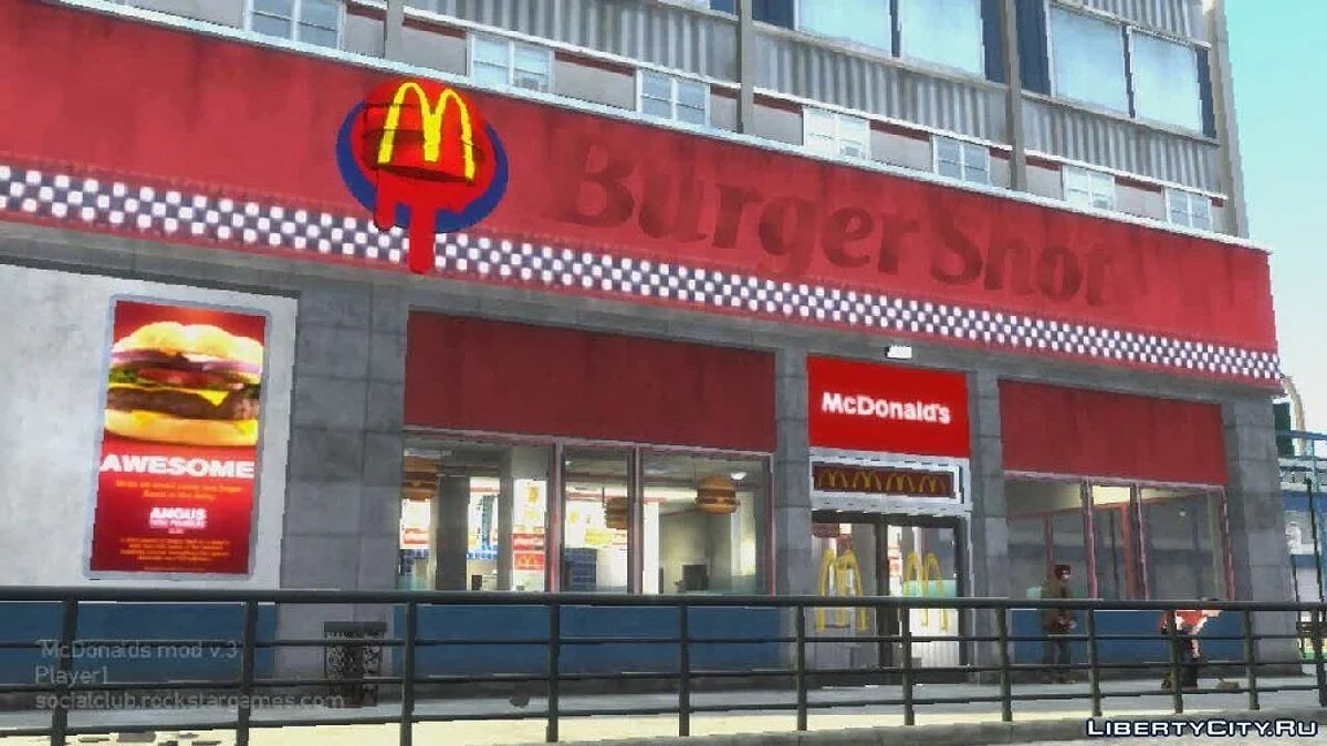 McDonald's mod v.3.0	 / GTA 4