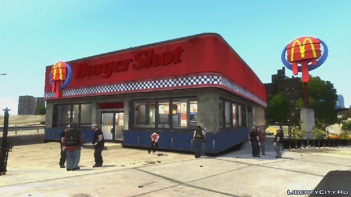 McDonald's mod v.3.0	 / GTA 4
