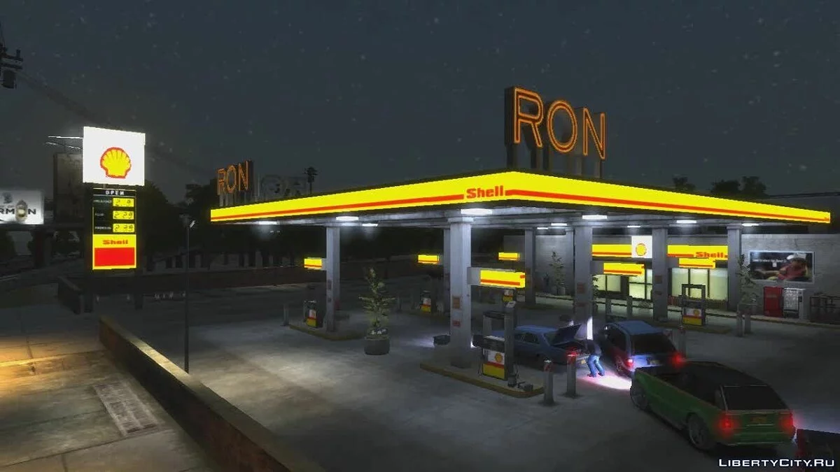 Gas Stations mod v.1 / GTA 4