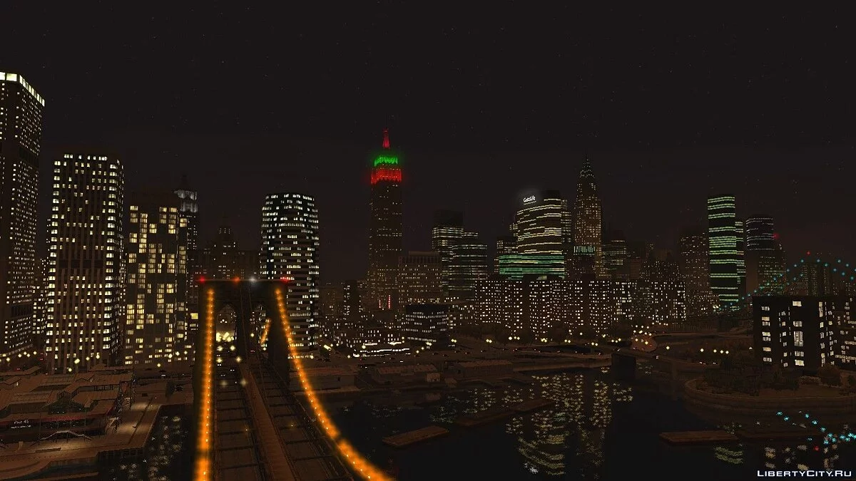 Christmas Rotterdam Tower / GTA 4