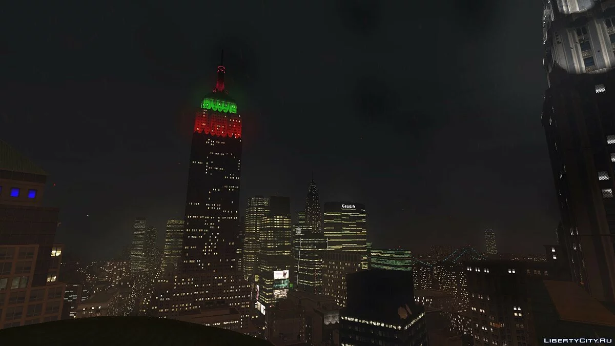 Christmas Rotterdam Tower / GTA 4