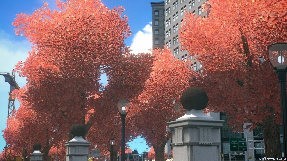 Autumn Vegetation Textures by BisonSales / GTA 4