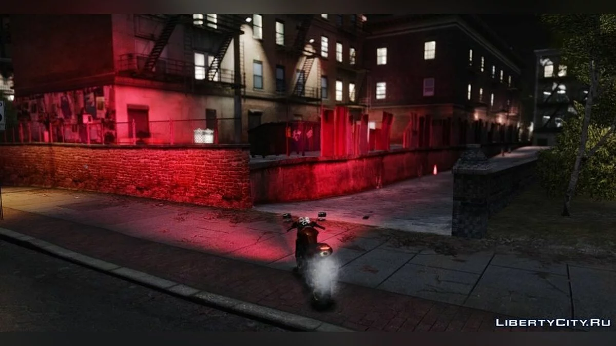 Красный свет фар / GTA 4