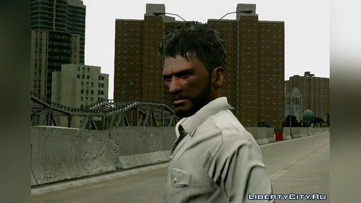 Прическа полубокс и небольшая борода для Нико / GTA 4
