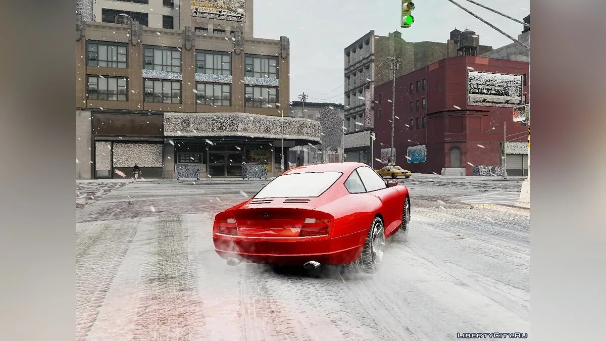 Winter Liberty Props - Зимний мод / GTA 4