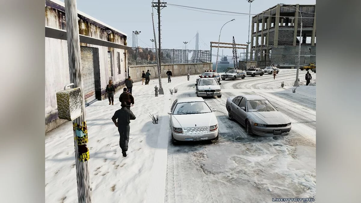 Winter Liberty Props - Зимний мод / GTA 4