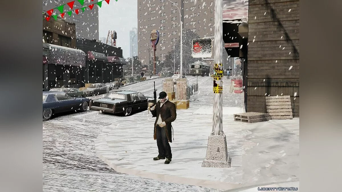 Winter Liberty Props - Зимний мод / GTA 4