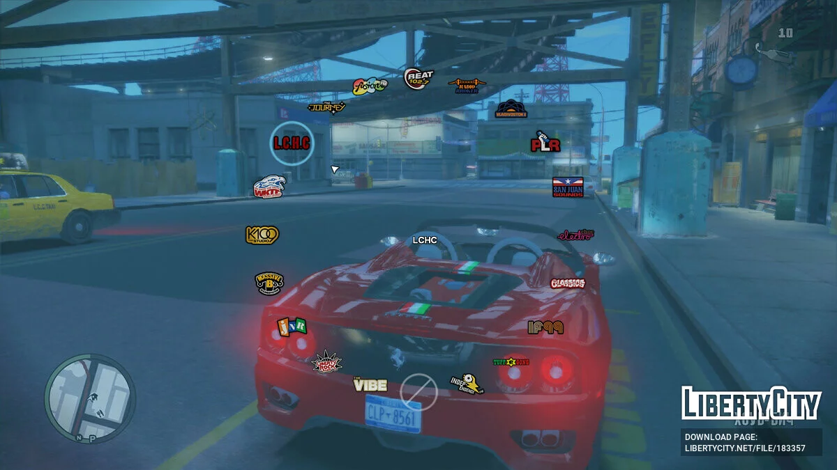 HD иконки радио для мода GTA 5 Radio HUD / GTA 4