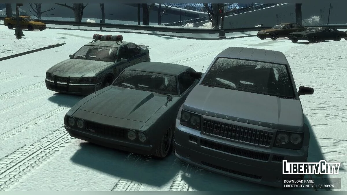 Новые зимние стекла для машин / GTA 4