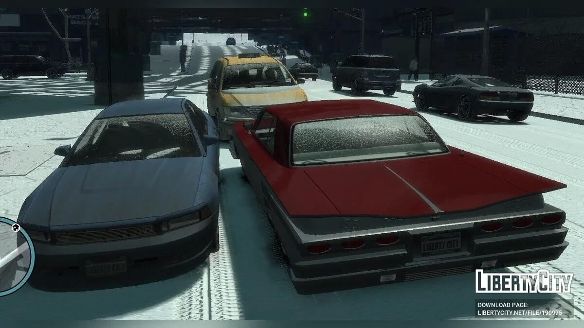 Новые зимние стекла для машин / GTA 4