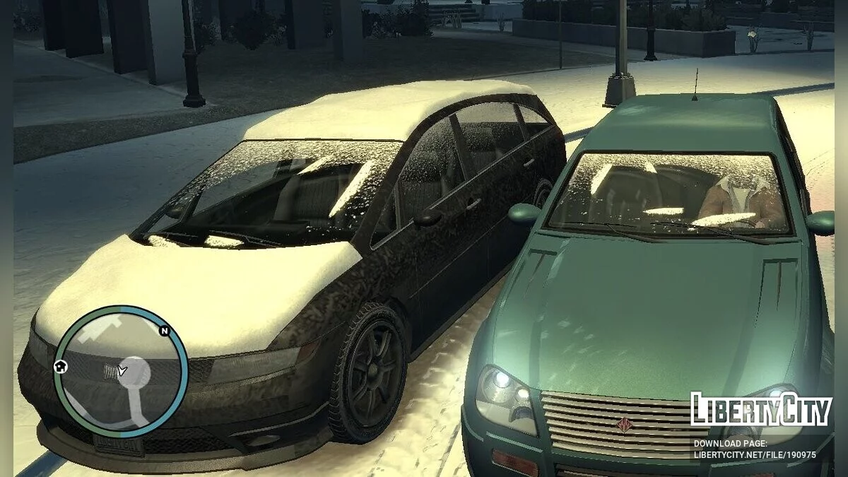 Новые зимние стекла для машин / GTA 4