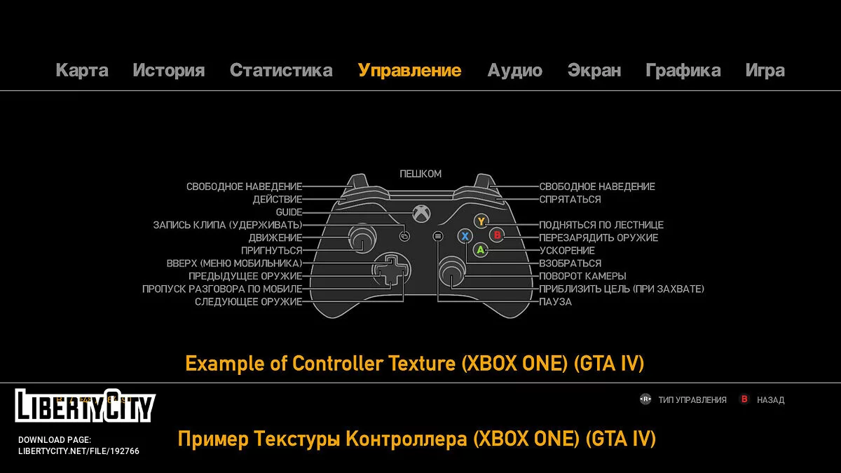 Кнопки от Xbox One/Series / GTA 4