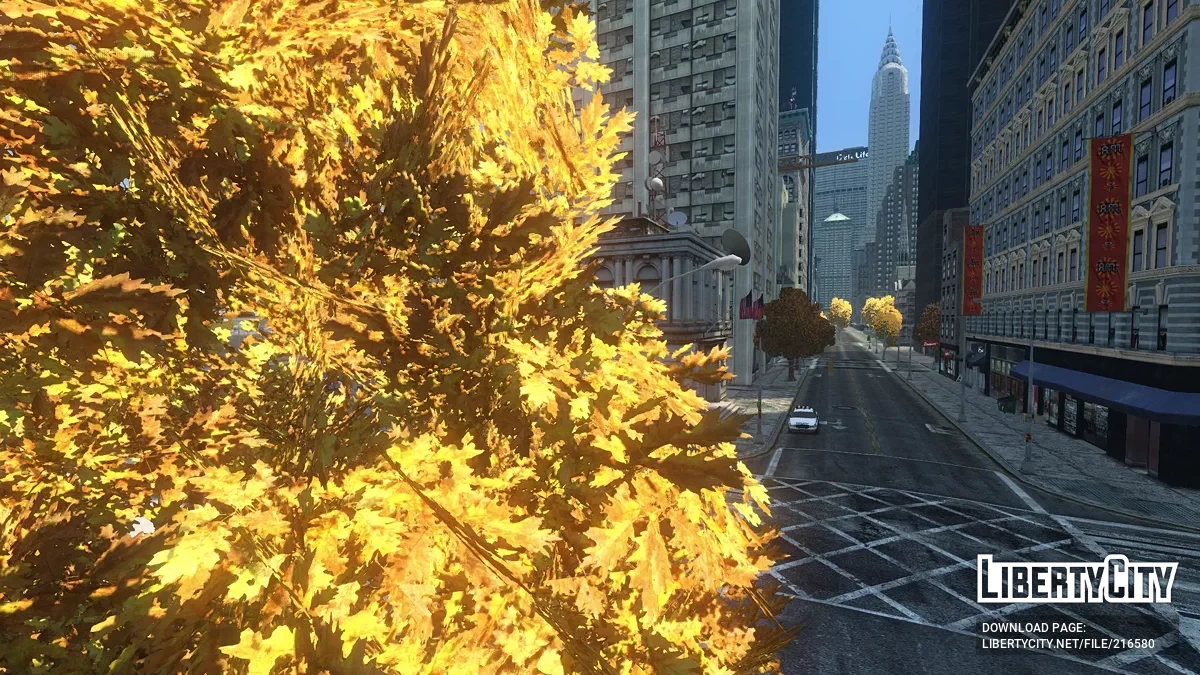 Разнообразие и цветокоррекция текстур осени (Включая LOD) / GTA 4