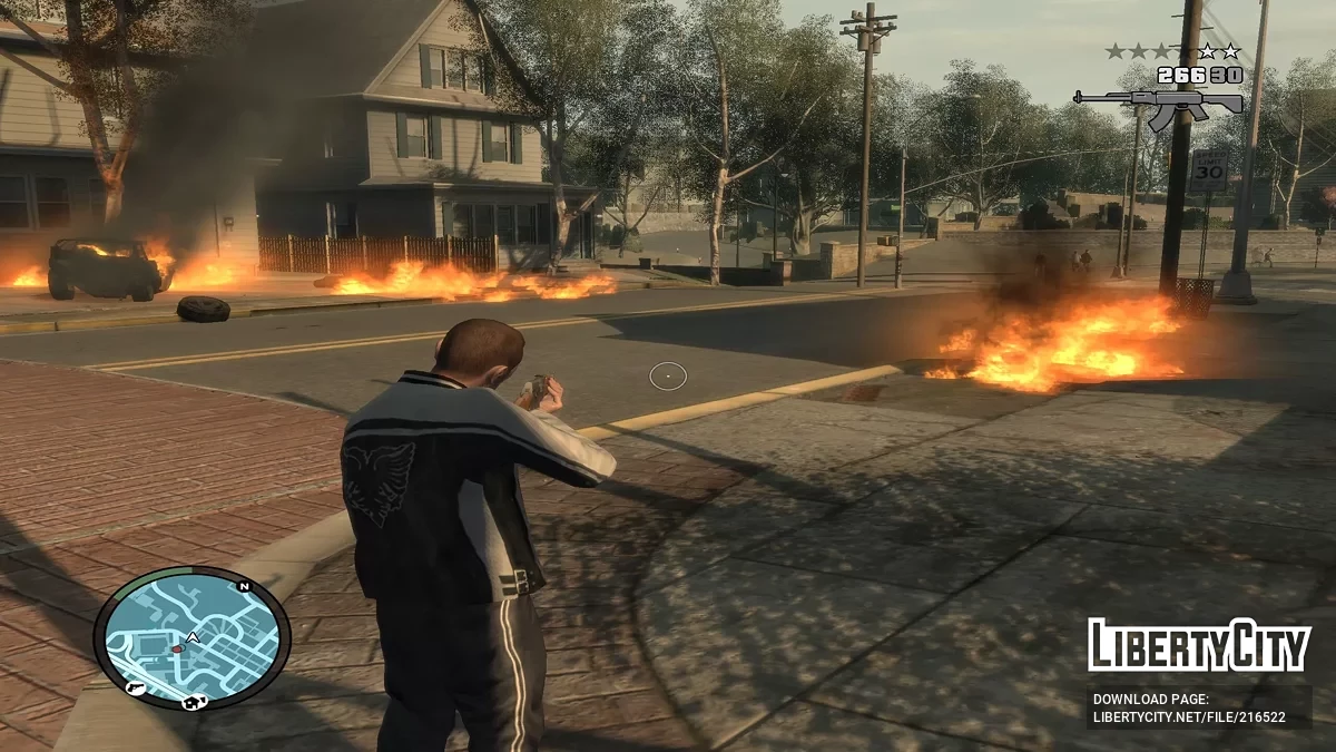 Реальный огонь / GTA 4