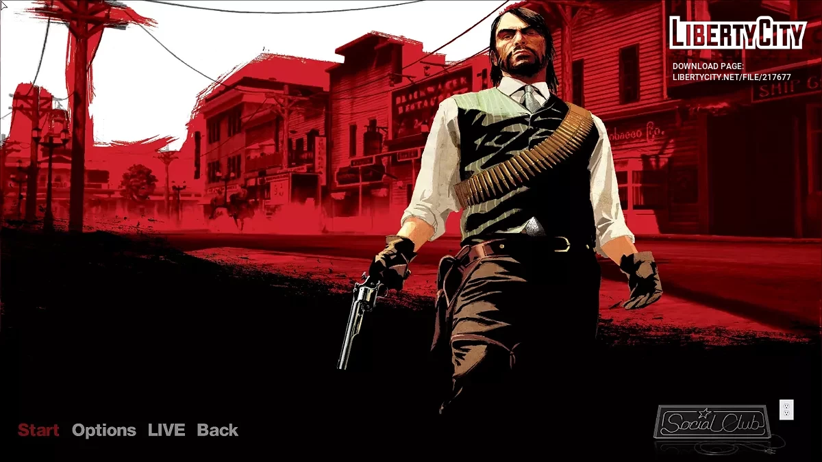 Меню и загрузочные экраны в стиле Red Dead Redemption / GTA 4