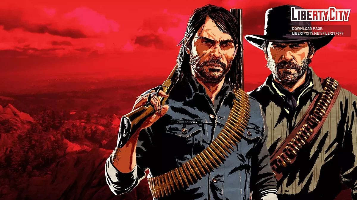 Меню и загрузочные экраны в стиле Red Dead Redemption / GTA 4