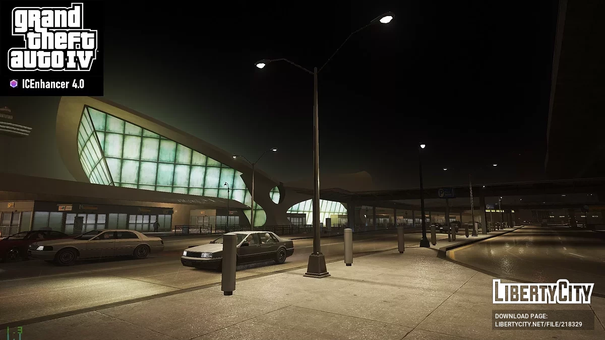 Белые уличные огни / GTA 4