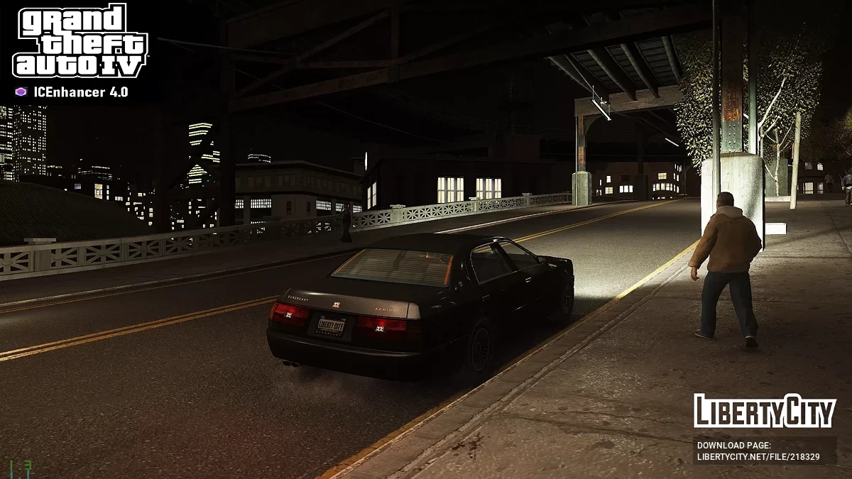 Белые уличные огни / GTA 4