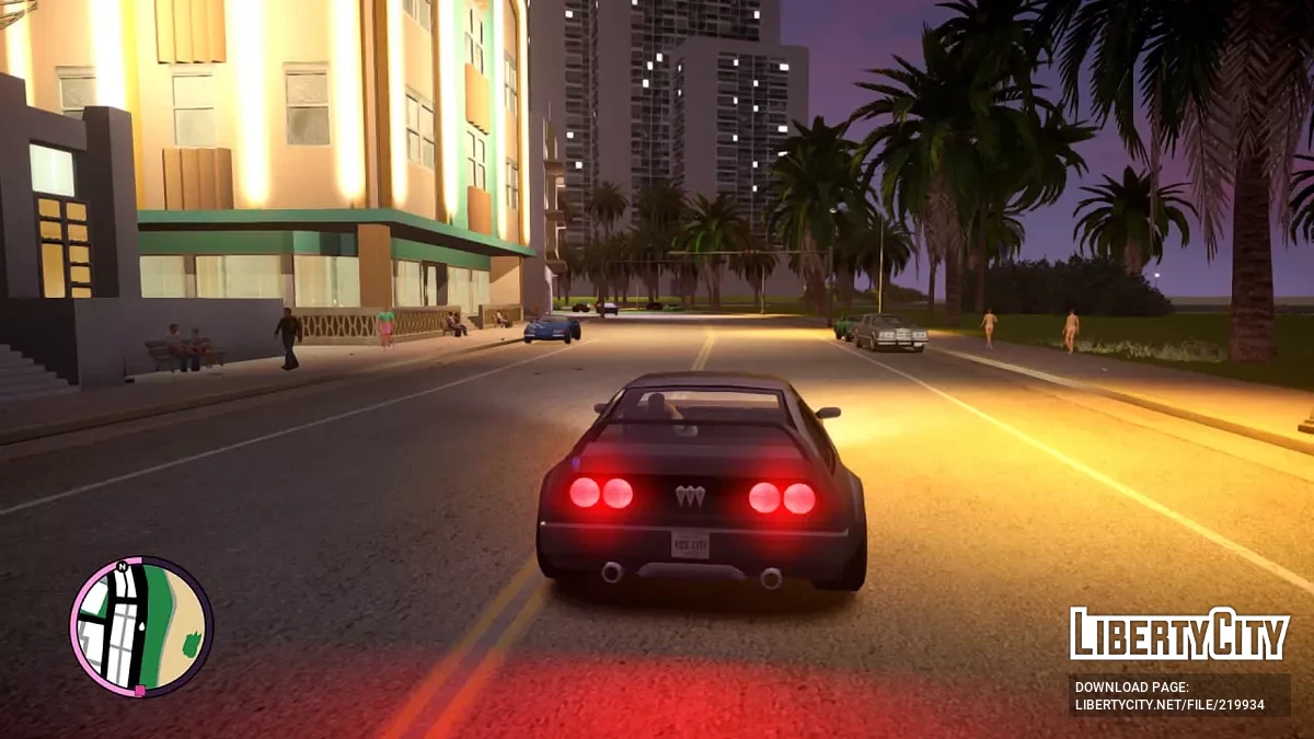 Мой личный ретекстур авто для GTA Vice City Nextgen Edition / GTA 4